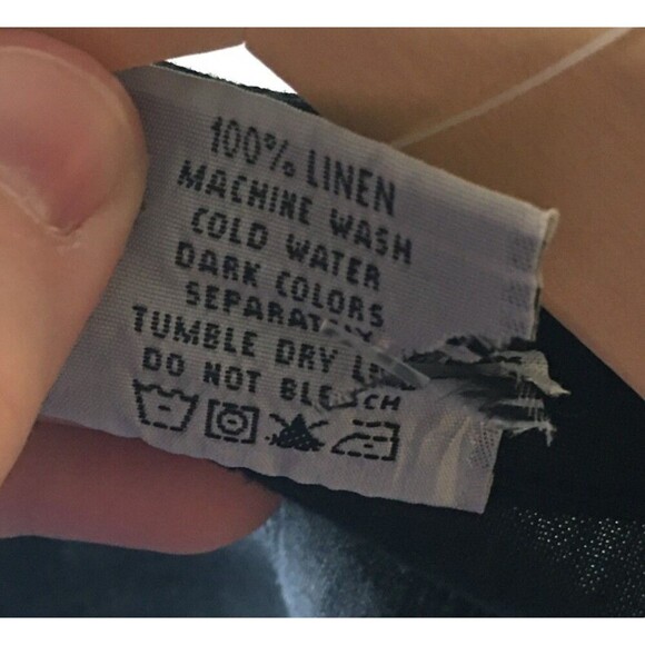 CMC Jacket Women's Size Small Black 100% Linen Long Sleeve - Picture 5 of 5